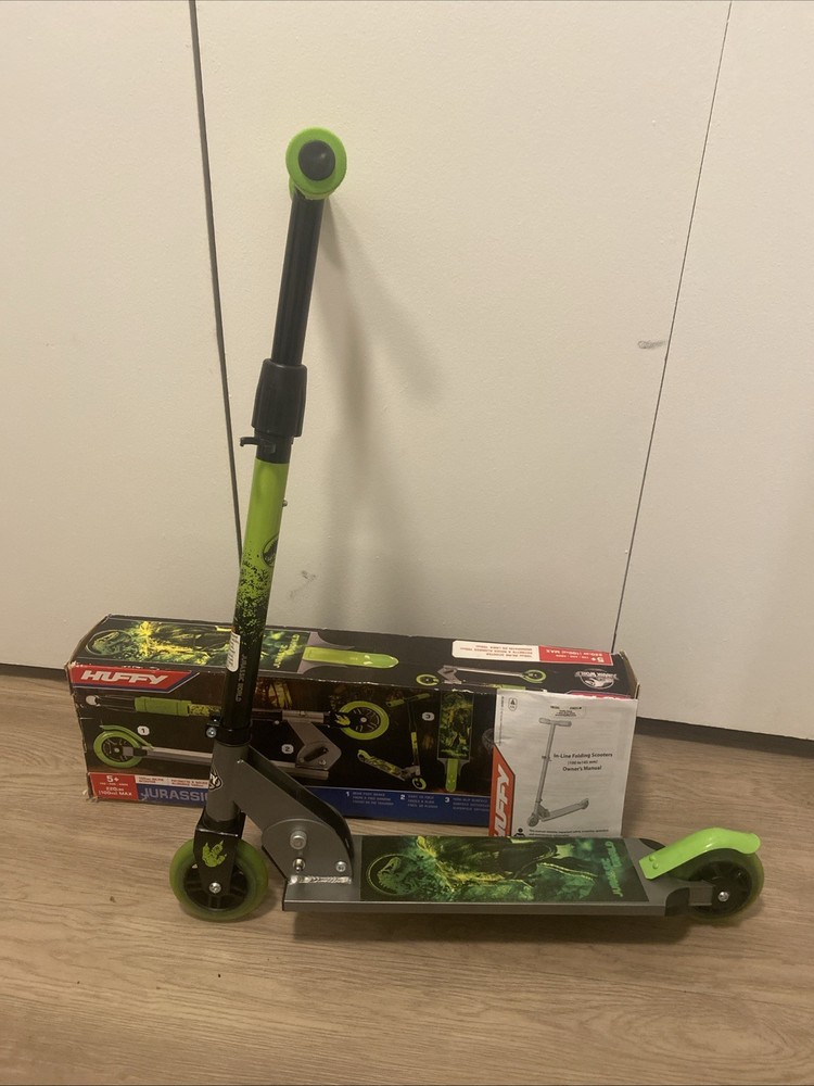 Huffy Jurassic World Inline Kick Scooter for Kids ~New never used