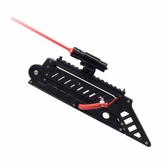 Folding Slingshot Set with Target Paper Laser Sight 2 Darts Steel Balls Kit