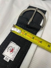 33″ Black Nylon Western Cinch, Felt Lined, – New