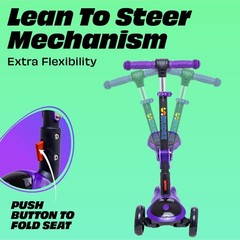 Kick Scooters for Kids Ages 3-5 (Suitable for 2-12 Year Old) Adjustable Height F