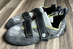 Evolv Defy Climbing Shoes Mens Sz 11.5 Black Grey Comfortable Durable Climbing