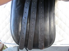 16.5» MK Marcus KREHAN Black English dressage Saddle w Leathers & irons