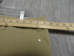 Ariat Heritage Front Zip Breeches 38R Tan Knee Patch Riding Pants Equestrian Men