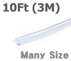 I/D 1/2″ O/D 5/8″ 10Ft 3 Metre PVC Clear Vinyl Tubing Flexible Air Food Water