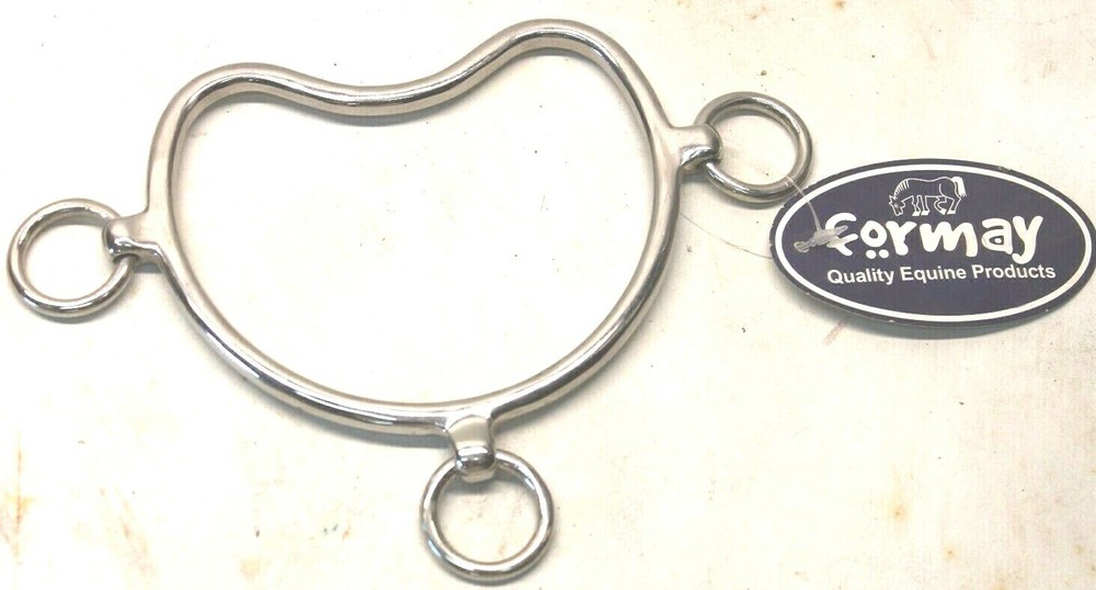 Formay Brand 4 3/4″ Stainless Steel Chiffney Bit horse tack equine For105