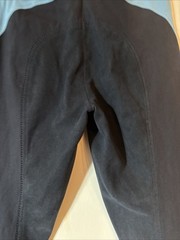 Dover Saddlery Riding Breeches Pants Full Seat Leather Navy/Blue | Size 28