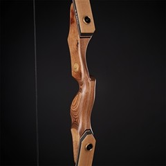 Takedown 60″ Hunting Bow 30-50lbs Recurve Bow Kit Wooden Archery Arrows Target