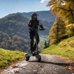 Folding Electric Scooters Adult w/Seat 50MPH 6000W 11inch Off Road E-Scooter
