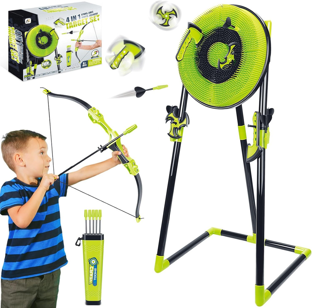 Axe Throwing Game for Backyard – Outdoor Games for Kids Adults Family – Bristle