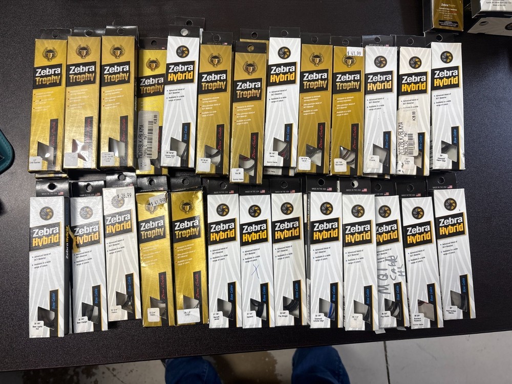Zebra Trophy & Zebra Hybrid Bow Cables – Various Options