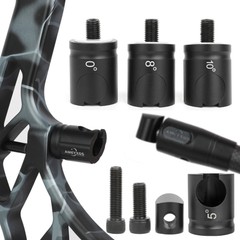 Compound Bow Stabilizer Black 0 5 8 10 Degree Quick Disconnect Alloy Hunting