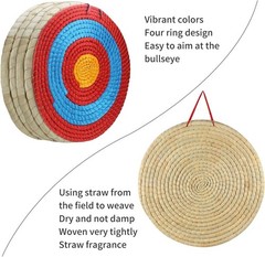 Handmade Straw Archery Target 20″