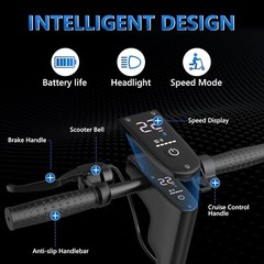 LADPED LPMAX 10″ Folding Electric Scooter 35KM/H 14.5AH LONG RANGE 45KM EScooter