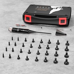 Bore Sight Laser, Professional Red Laser Bore Sight Kit with 32 Adapters, Fit…