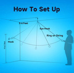 GSE Games & Sports Expert Hook and Ring DIY Kit.
