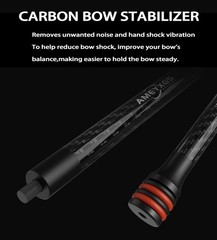 6/8/10/12 Inch Archery Bow Stabilizer Carbon Fiber Balance Bar Rod Side Rod S…