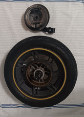 OEM Front Tire With Drum Brake Hub Assembly for Segway Scooter Ninebot MAX G30P