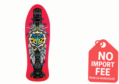 Powell Peralta Steve Saiz Totem Pink Reissue Skateboard Deck 10×31 NOS