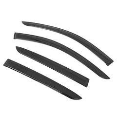 Tape on Window Visors Compatible with 2019-2025 Cadillac XT4, Smoke/Tinted