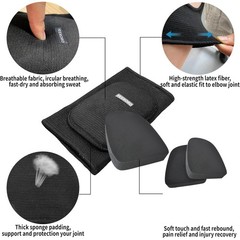 Kids Elbow Pads Breathable Arm and Elbow Protector for Boys, Girls, and Teens…