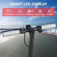 AOVOPRO White 350W 8.5′ Foldable Electric Scooter for Adults & Teens 21Miles