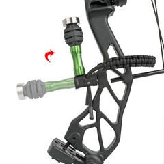 Archery Quick Disconnect Wrist Sling Alloy Stabilizer Compound Bow Hunting