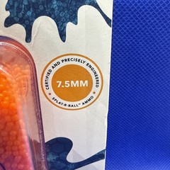 Splat-R-Ball 7.5mm Orange Ammo, 20,000 Rounds, Certified SplatRBall, New Sealed