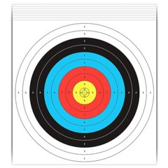 50 PCS 40cm Archery Paper Target Surface For Bow And Arrow Target Practice