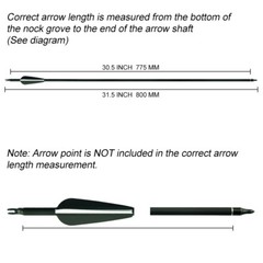 6/12/24pc 31 Inch Mixed Carbon Arrows Target +6 Red Lighted Nocks 7.62mm Hunting