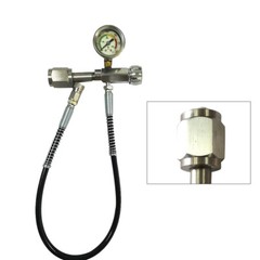 CGA347 Fill Station Kit SCBA Charging Adapter with 60cm Hose 0-6000PSI