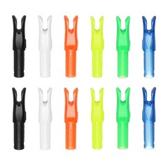 Archery Arrow Nocks, Plastic Nocks Arrows Tail Accessory-Fitting for (DIY Hun…