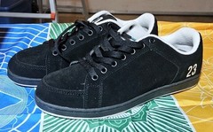 etnies SAL 23 Black Skateboarding Shoes Men’s US Size 9.5