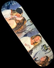 RARE SIGNED Lizard King Deathwish Skateboard Deck Thrasher King Of The Road NEW