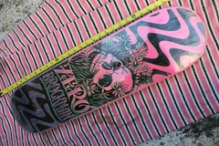 ZERO James Brockman Psychedelic Skull Flashback Rare 7.88x31in. SKATEBOARD DECK