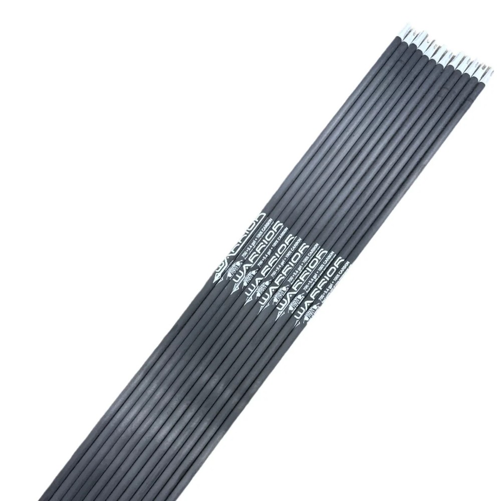 @NEW@ 12- Warrior 340 .246 Carbon Arrow Shafts by Gold Tip Archery
