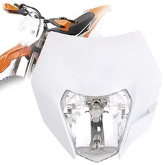 Dirt Bike Headlight,Motorcycle Headlight Headlamp Universal for normal white