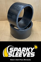 HDPE Drift Trike Sleeves 11.3″ Diameter 6″ Wide 3/4″ Thick with Square 90º Edges