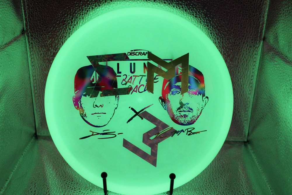 Rare Discraft Mega Glow Luna w/Rainbow Foil Battle Pack Misprint 173-74g