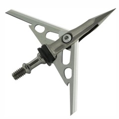 24PCS 100 Grain Archery Broadheads 2″ Dia Expandable Hunting 2 Blade Arrowhead