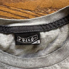 Volcom Stone Cartoon Logo Graphic T-Shirt Men’s Medium Gray Skateboarding