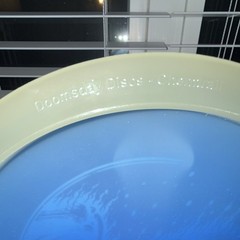 Doomsday Disc Chemtrail With Zebra Sliver And Black Foil 176 Grams