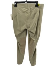 Kerrits Women’s Tan Flow Rise Knee Patch Equestrian Performance Tights XL NEW