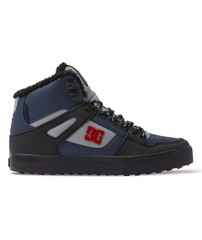 DC Pure High-Top WC Winter Mens Blue Nubuck Skate Inspired Sneakers Shoes 12