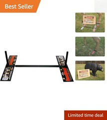 Portable 3D Archery Target Stand: Powder-Coated, Adjustable from 18.25″ to 29″