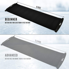 Yes4All Slide Board – Workout Board with Carrying Bag and Shoe Booties Included