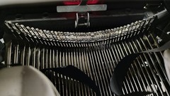 Vintage 1950s Royal FP Manual Desktop Typewriter Grey Magic Margin Restorers