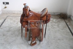 Western Saddle Roping Ranch Work Equestrian Trail Horse Wade Tree A Fork Premium
