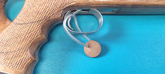 Rare Philippines Pampanga Valesquez Model Bolt Action Match Air Rifle .22 #820