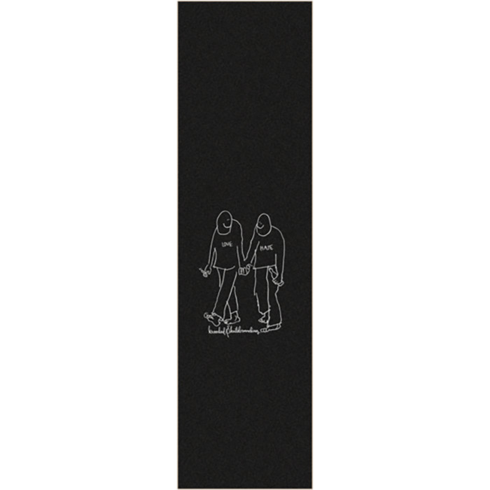 Krooked Skateboards Single Sheet Love Hate Gonz Graphic Griptape