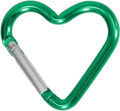 Multi-Color Heart-Shaped Carabiner Clip – Durable Aluminum Gear Attachment